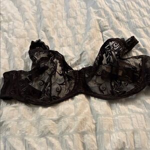 Elegant Black Lace Bra